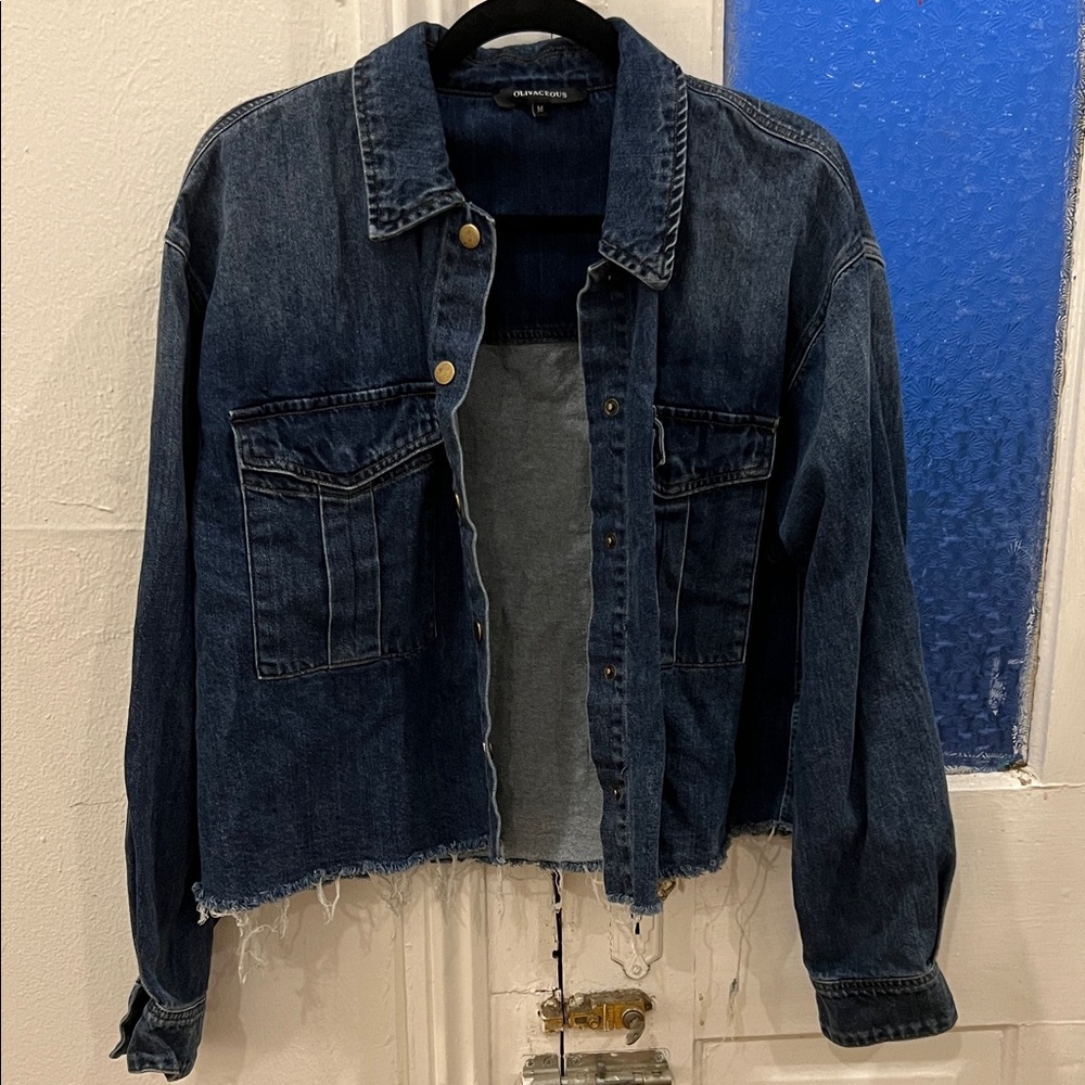 Olivaceous Blue Denim Jacket
